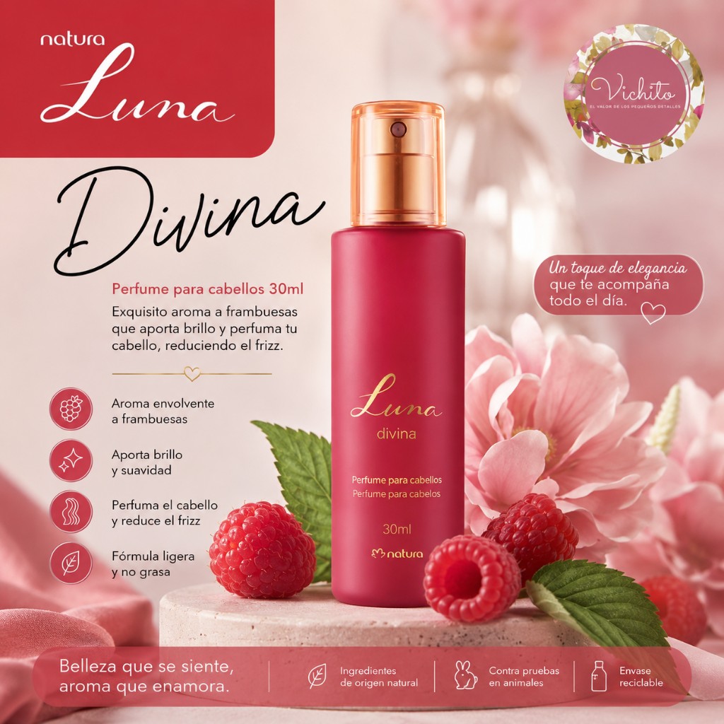 Natura Luna Divina perfume cabello 30ml