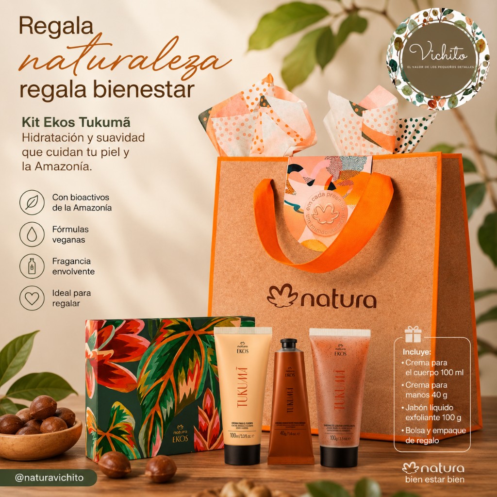 Natura Ekos Tukumã kit regalo