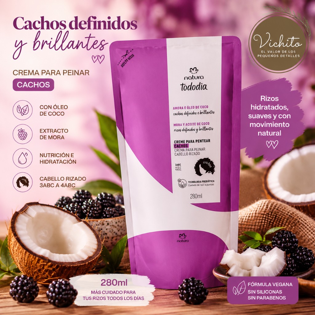 Natura Tododia crema para peinar cachos