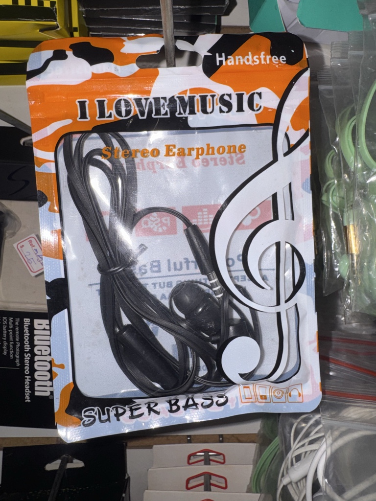 Audífonos i love música