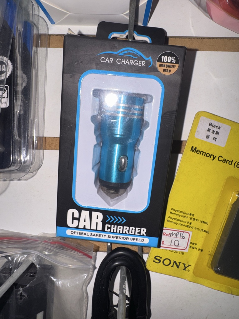 Cargador carro metal