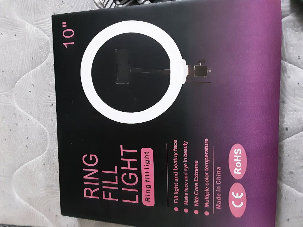 Aro luz 10"