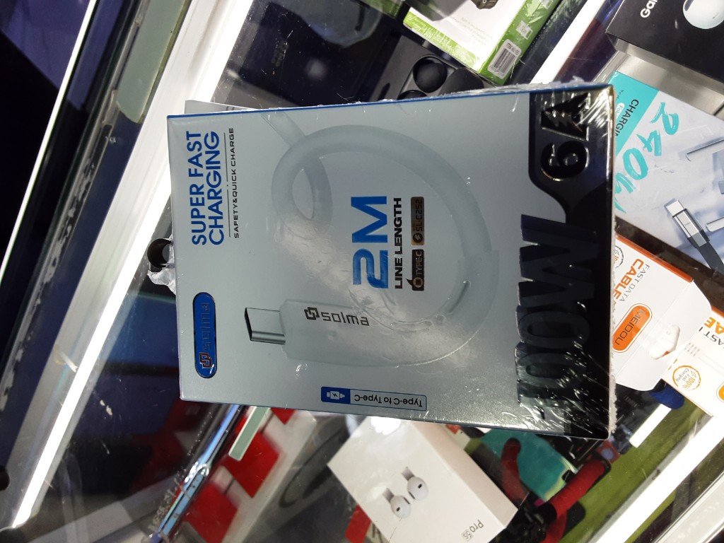 cable USB-C 2M azul