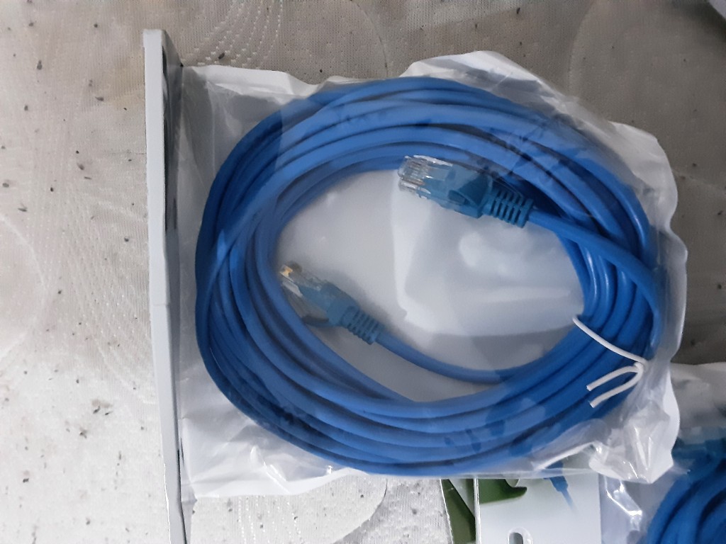 Cable Ethernet azul