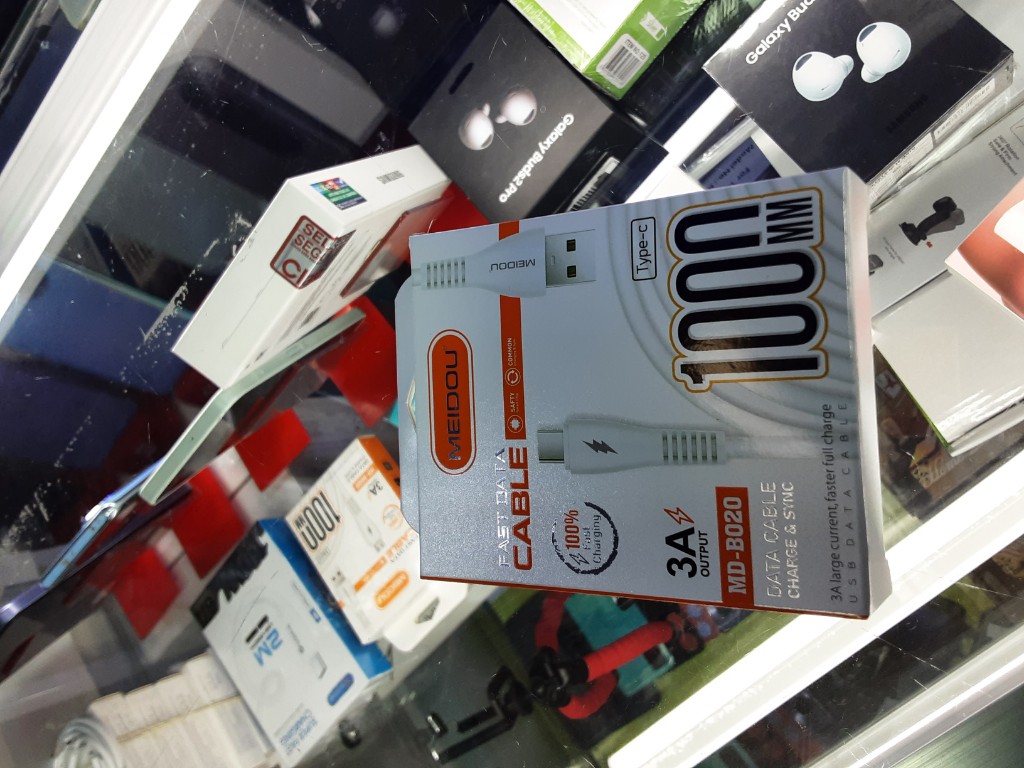 MEIDOU cable USB blanco MD B020