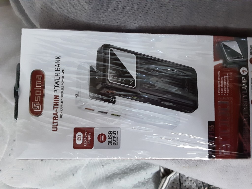 Solma power bank ultra delgada 20000