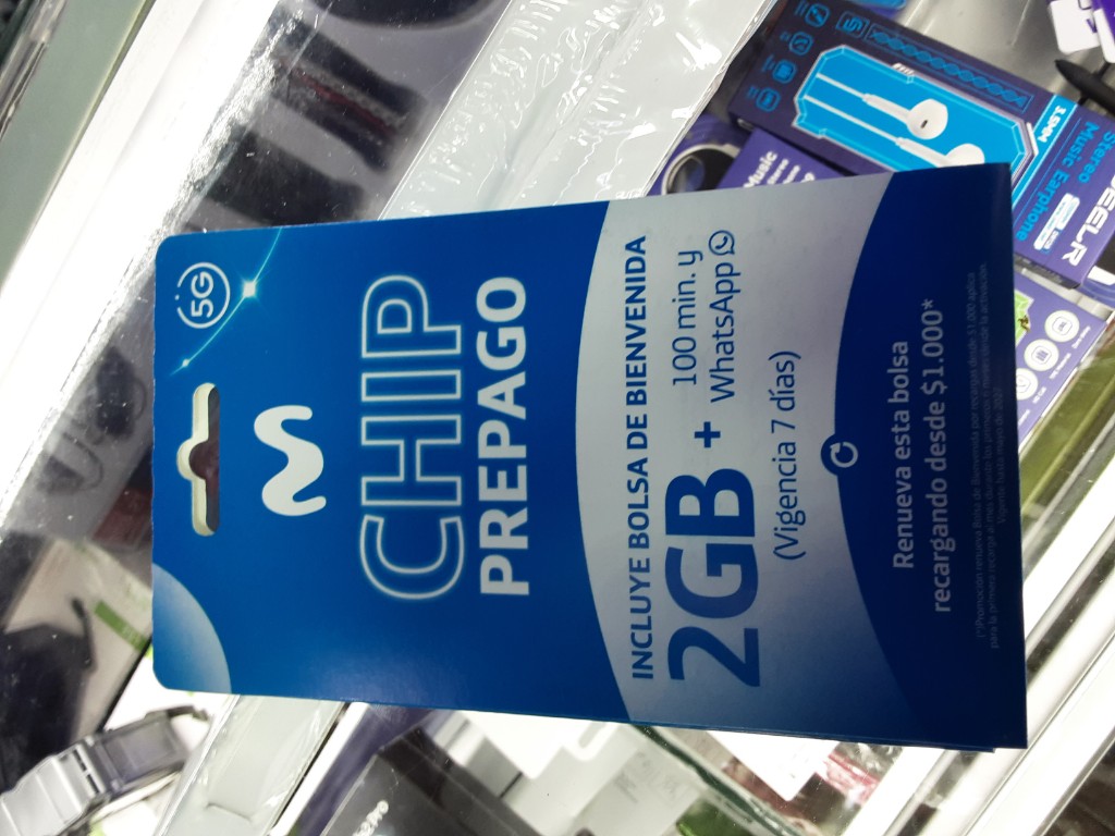 Movistar chip prepago 5G