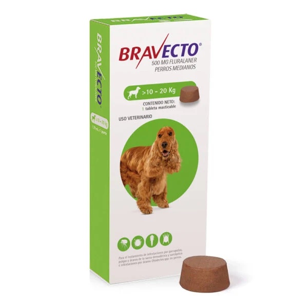 Bravecto 3 meses 10-20kg