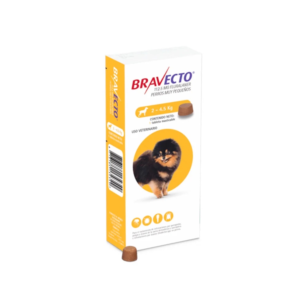 Bravecto 2-4.5kg 3 meses