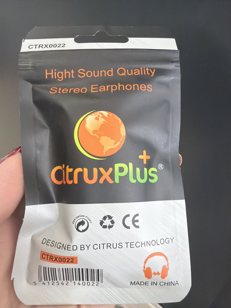 Citruxplus audifonos bolsa