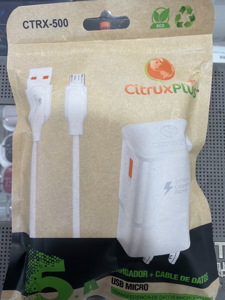 cargador blanco 5A CitruxPlus v8