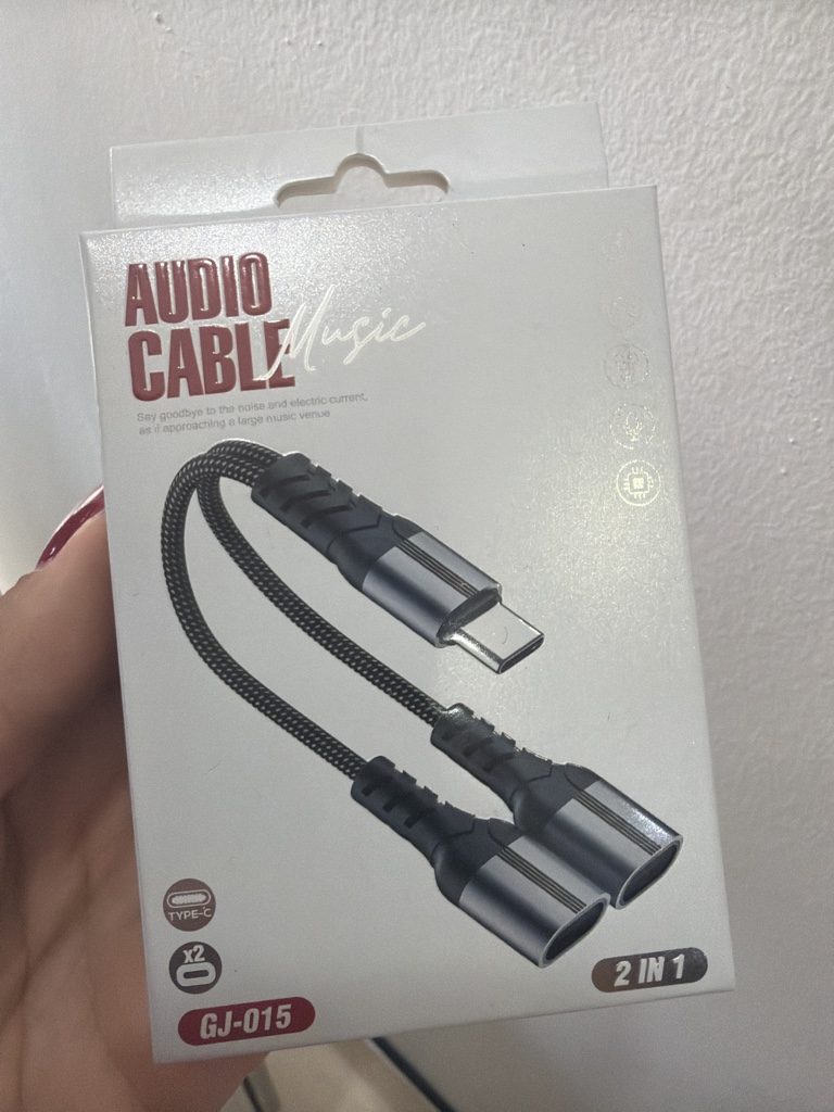 Audio Cable Music 2 en 1