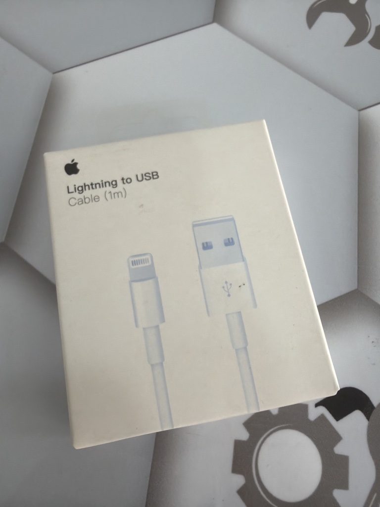 Cable iPhone Lightning a USB blanco