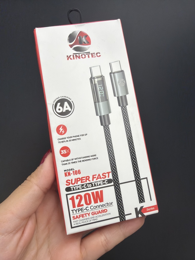 Kinotec cable tipo C a C 120W