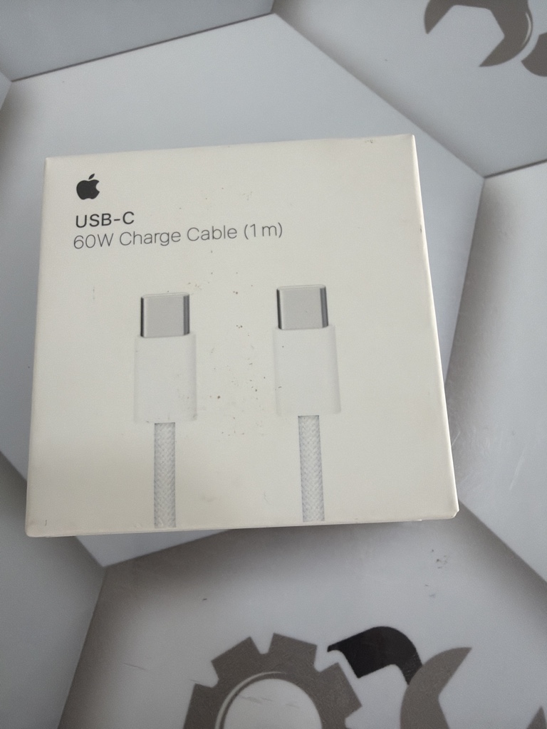 cable iPhone C-C blanco 1m