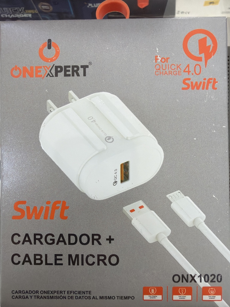 Cargador onexpert v8