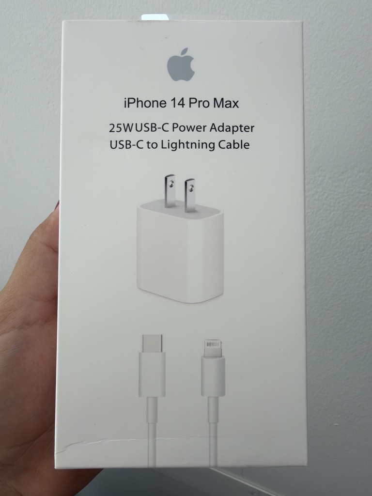 Cargador iPhone 25W