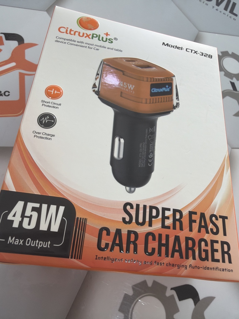 Citruxplus cargador carro 45W