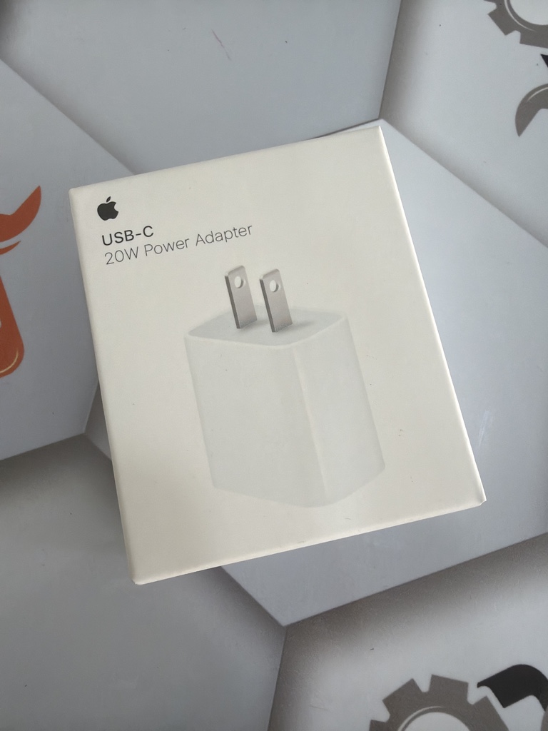 Adaptador iPhone tipo C 20W blanco original