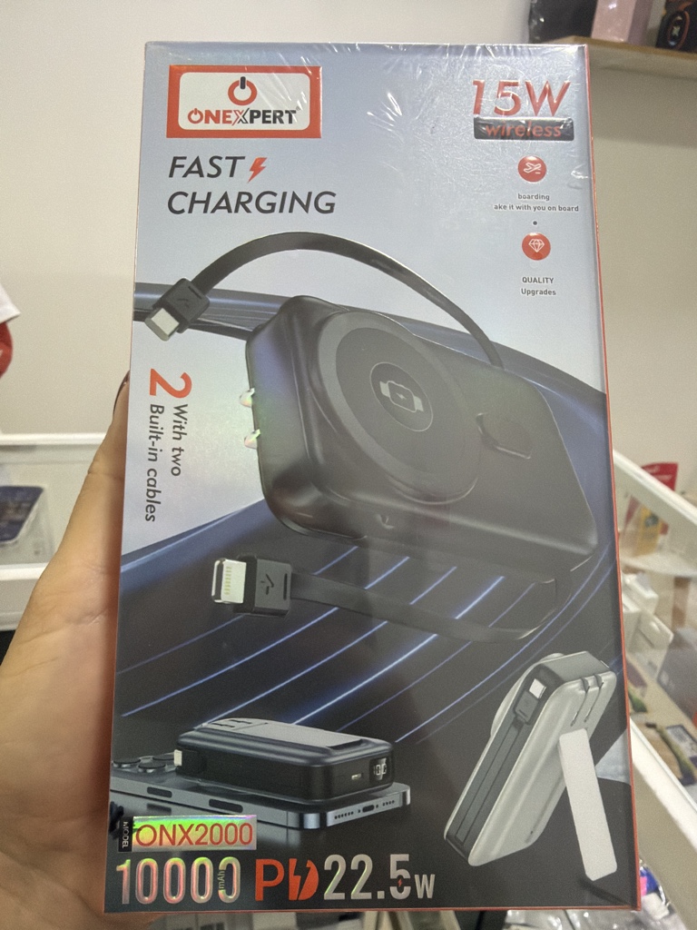 Onexpert batería portátil negra 10000mAh