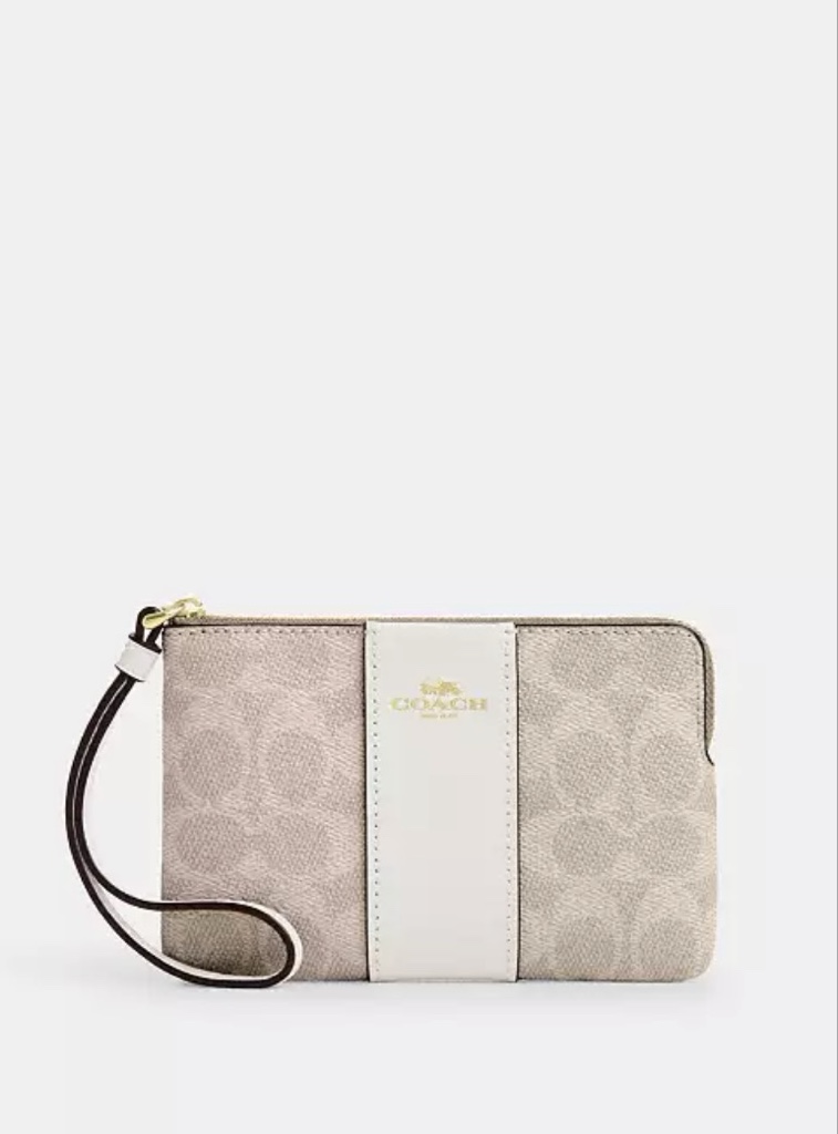 Corner Zip Wristlet