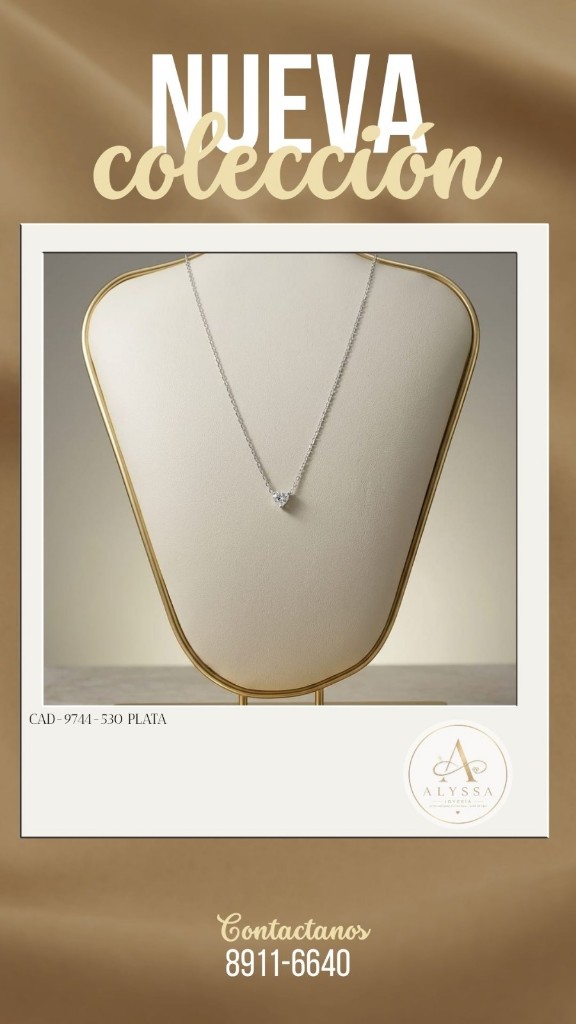 Alyssa collar plata