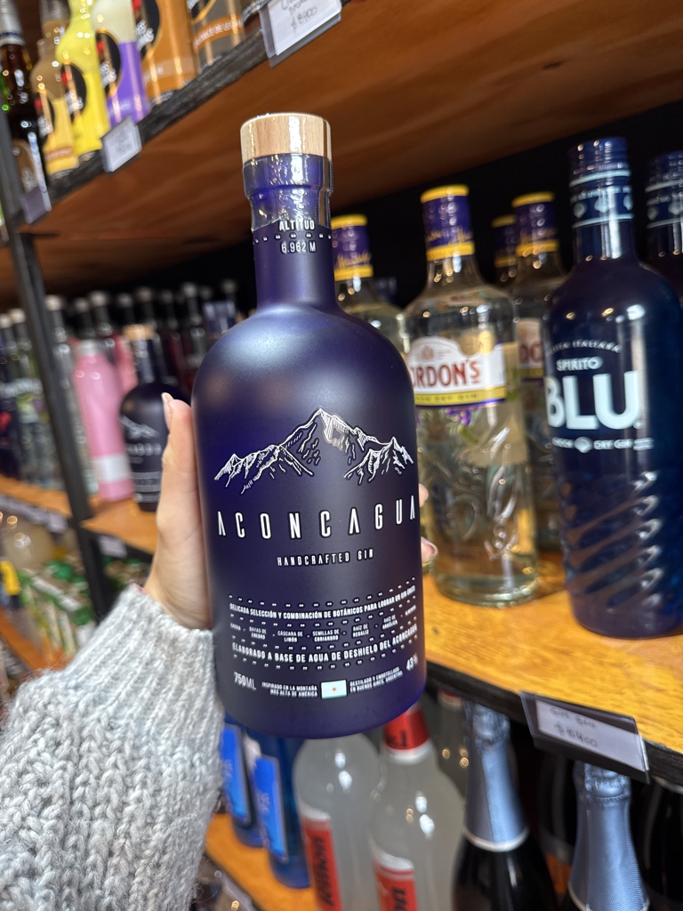 Gin Aconcagua azul 750ml