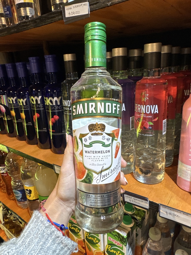 Smirnoff watermelon, sandia