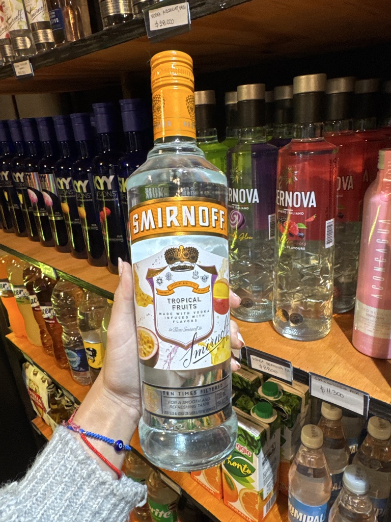 Smirnoff tropical fruits