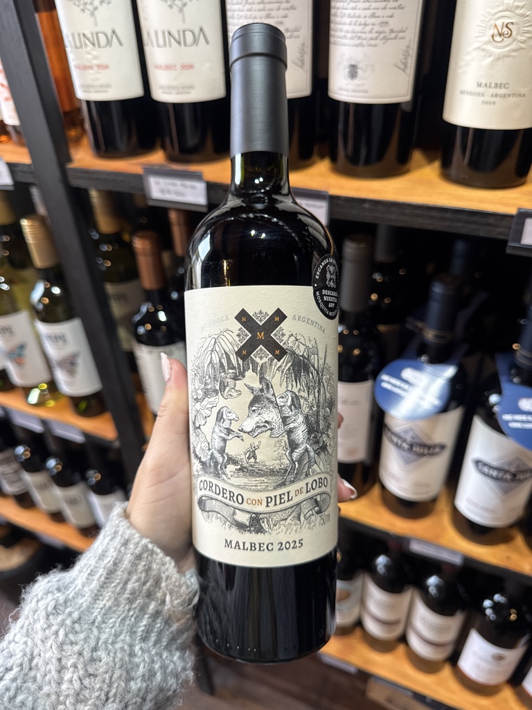 Cordero con piel de lobo malbec 750ml