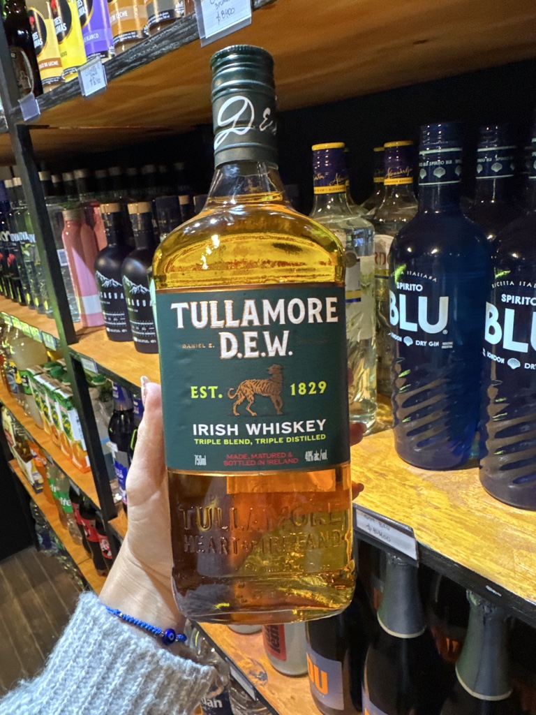 Whisky Tullamore dew irish
