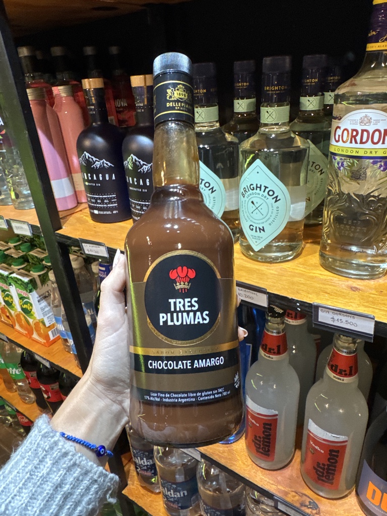 Tres plumas chocolate amargo