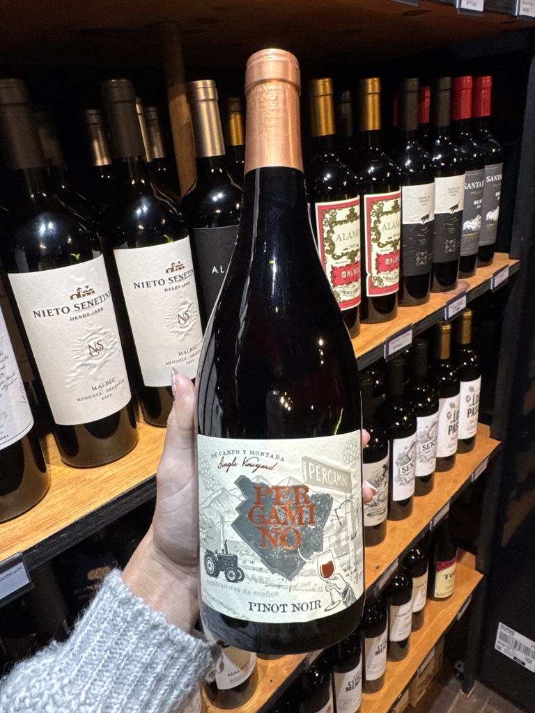 Pergamino single vineyard pinot noir 750ml