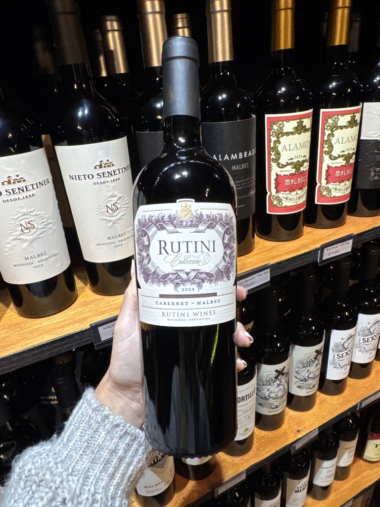Rutini cabernet malbec 750ml
