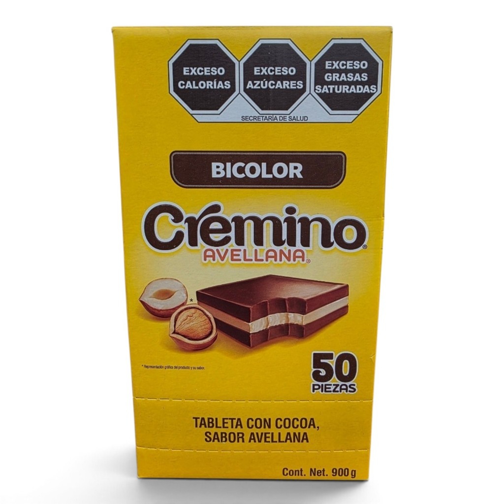 Tableta cremino avellana 50pzs