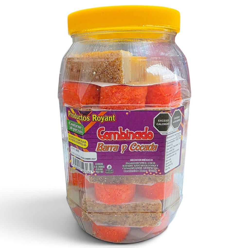 Cocada grande surtida  50PZS