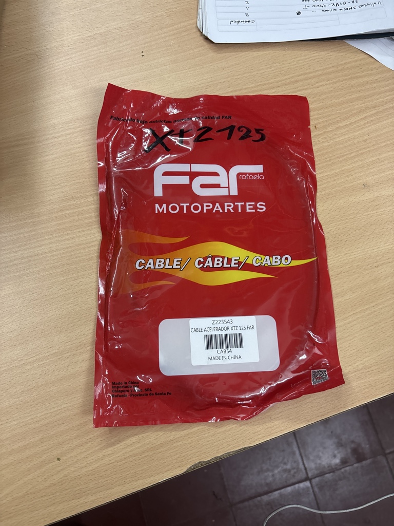 CABLE ACELERADOR XTZ125