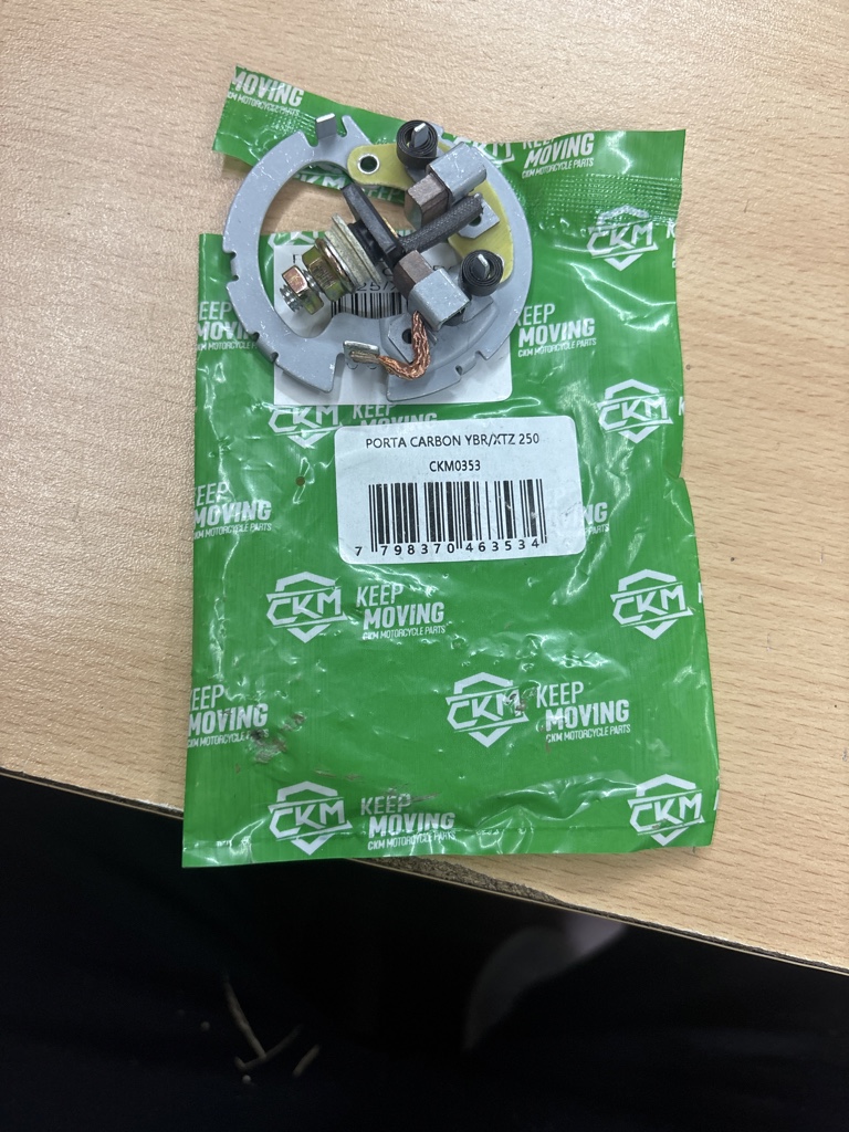 PLAQUETA PORTA CARBON YBR125/XTZ250