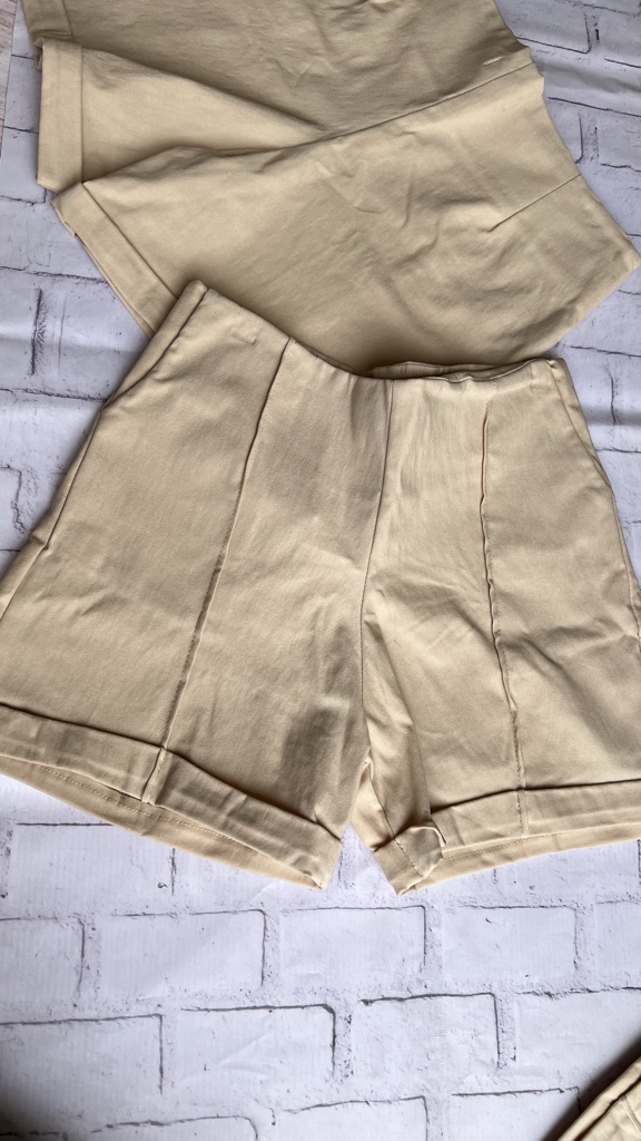 Short beige tela milenium vena