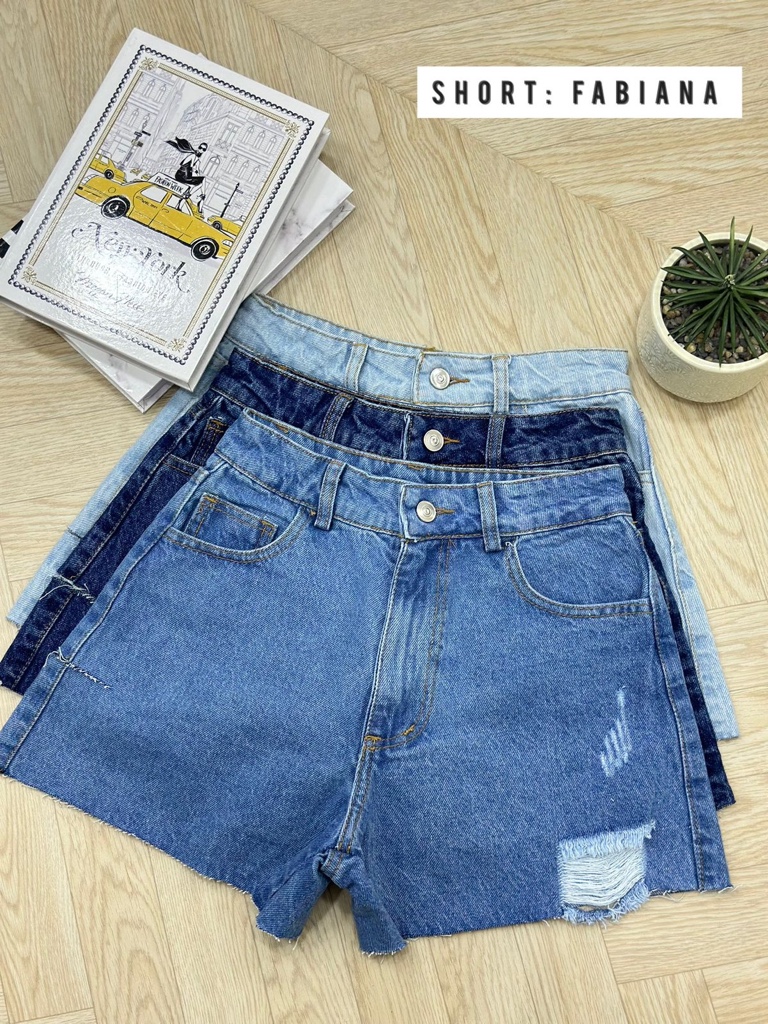 Short Fabiana azul