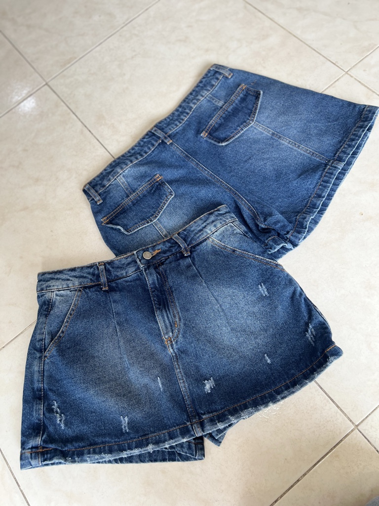 Falda short Greys