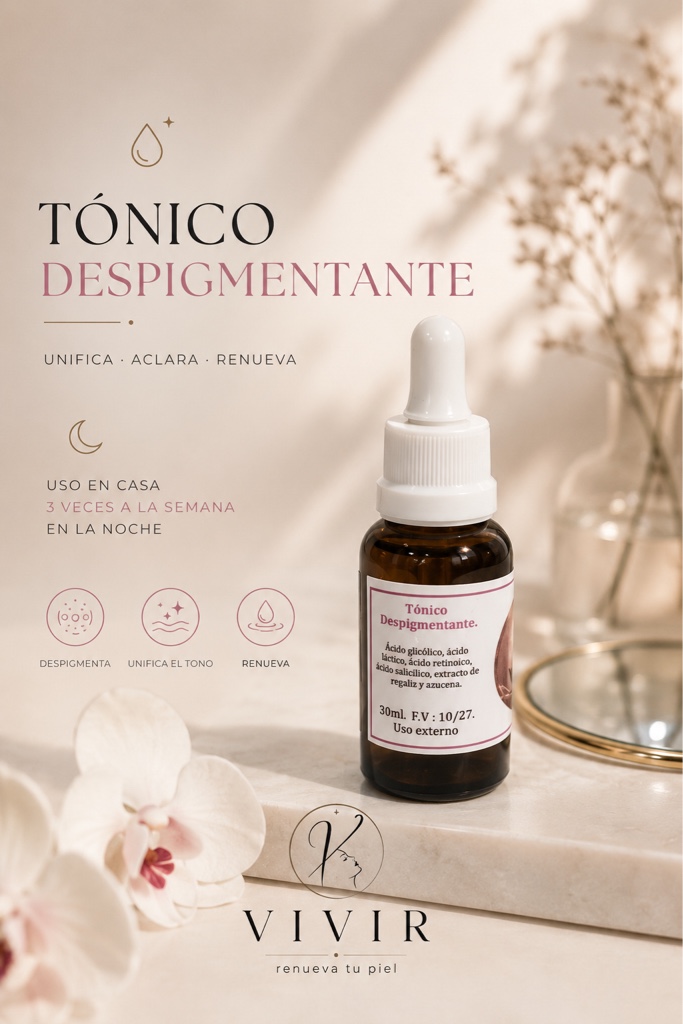 Tonico despigmentante 30ml