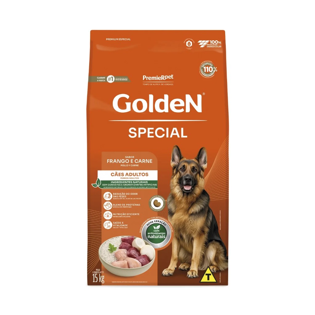 Golden Special Cães Adultos 15kg