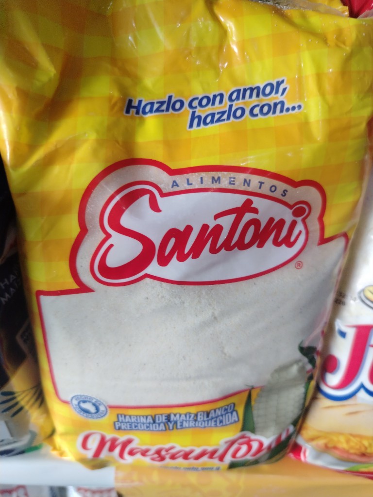Santoni harina de maiz blanca