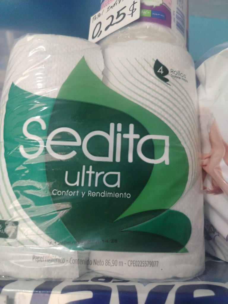 Sedita Ultra papel higienico 4 rollos