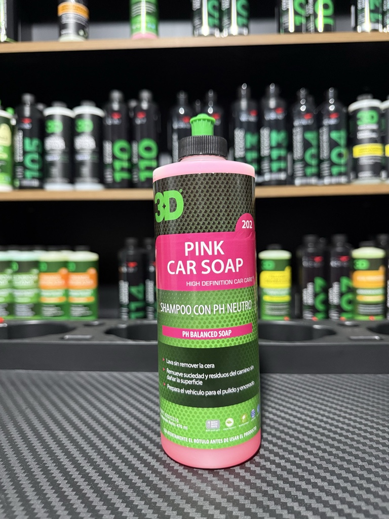 202 - 3D - PINK CAR SOAP
