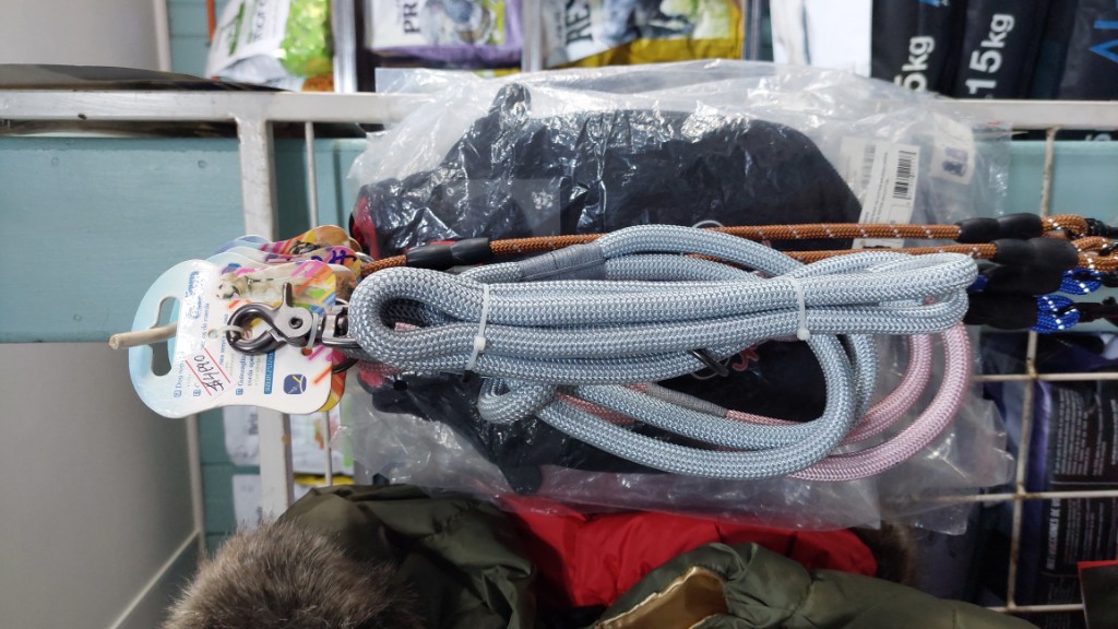 Correa rope gris para perro