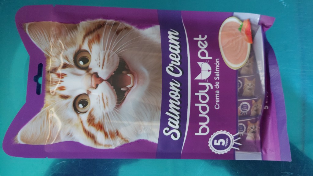 Buddy Pet Salmon Cream 5 tubos