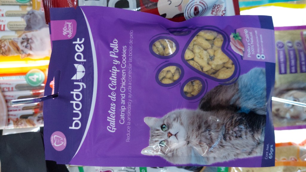 Buddy Pet galletas catnip y pollo