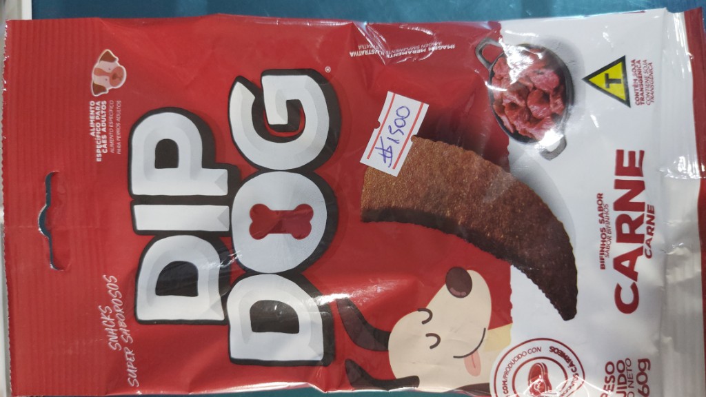 Pip Dog snacks carne